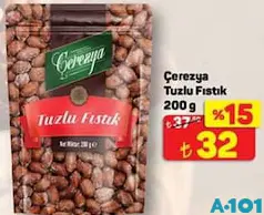 ÇEREZYA TUZLU FISTIK 200 G